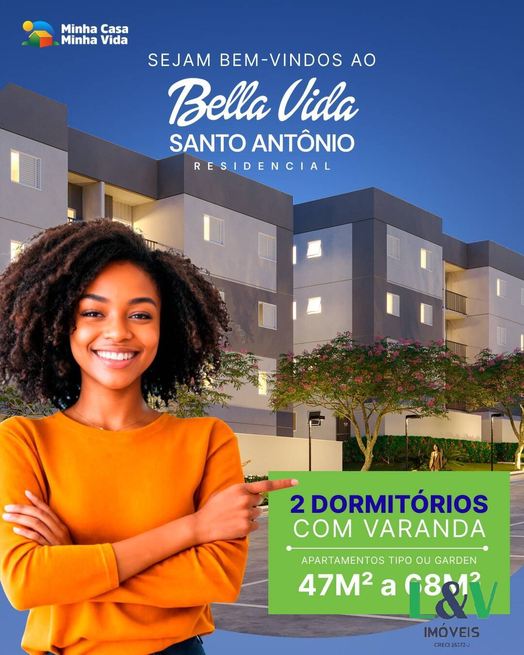 Apartamento à venda com 2 quartos, 47m² - Foto 2