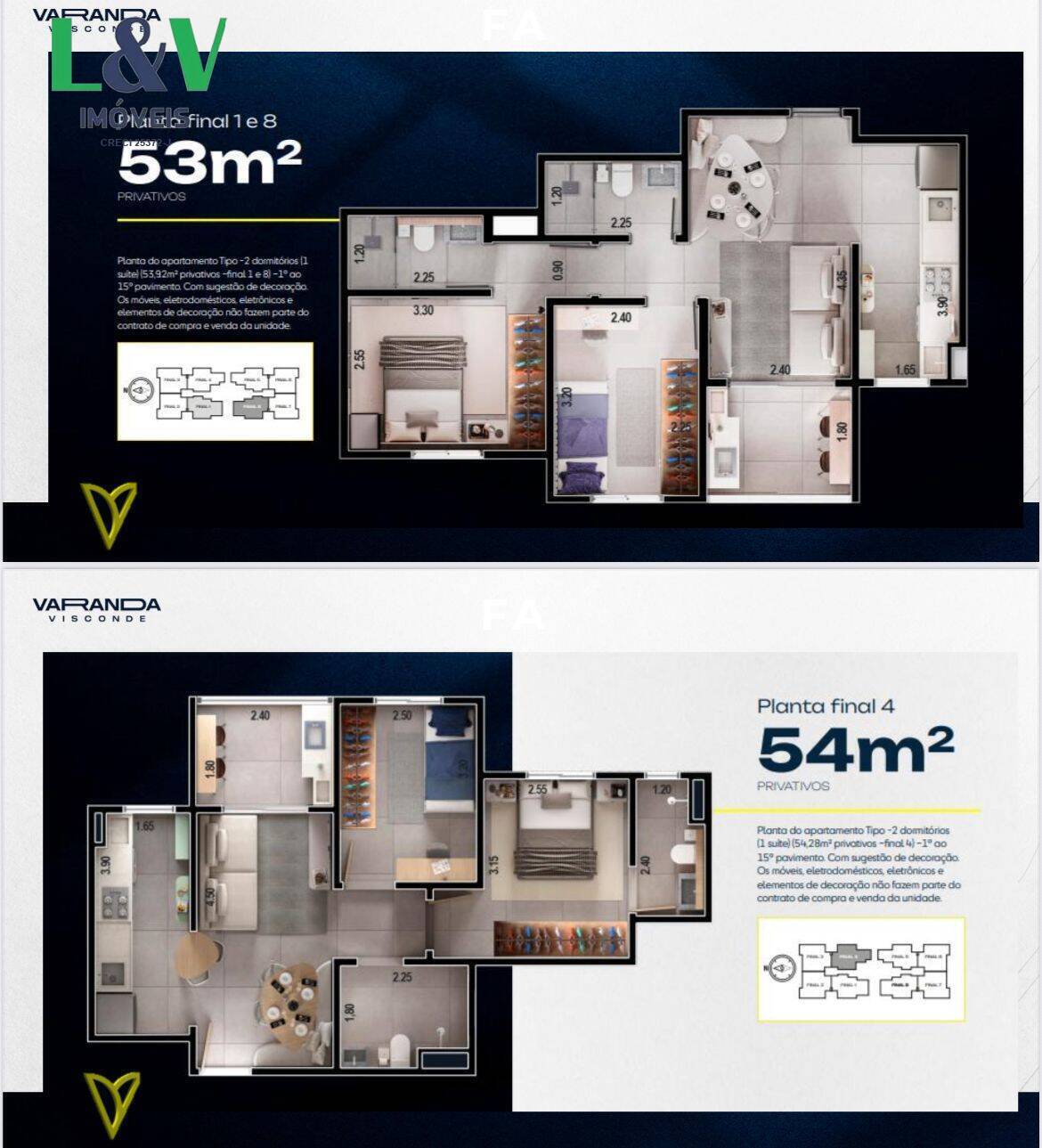 Apartamento, 2 quartos, 54 m² - Foto 9